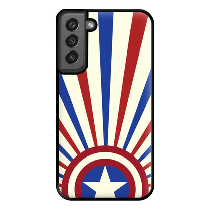 Shield And Stripes Phone Case for Galaxy S21FE