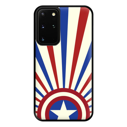 Shield And Stripes Phone Case for Galaxy S20 Plus