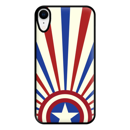 Shield And Stripes Phone Case for iPhone XR