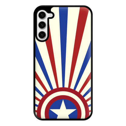 Shield And Stripes Phone Case for Galaxy S23 Plus