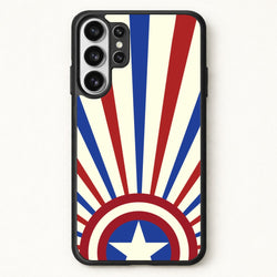 Shield And Stripes Phone Case for Galaxy S26 Ultra