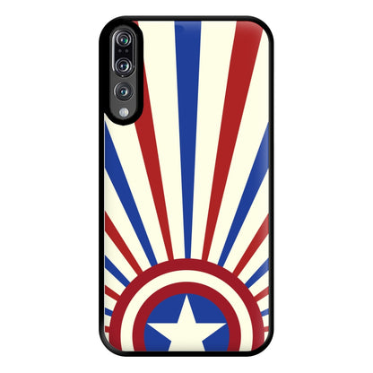 Shield And Stripes Phone Case for Huawei P20 Pro