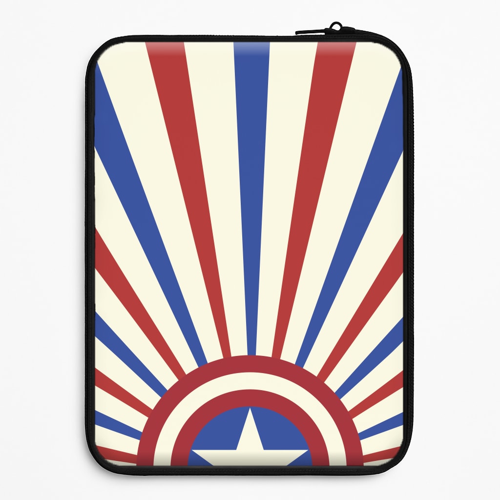 Shield And Stripes Laptop Sleeve