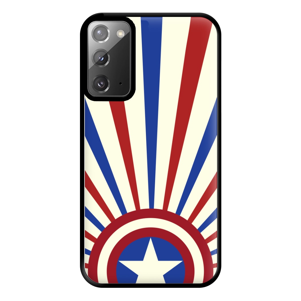 Shield And Stripes Phone Case for Galaxy Note 20 Ultra