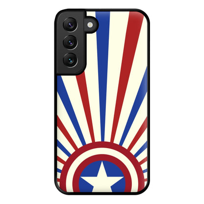 Shield And Stripes Phone Case for Galaxy S22 Plus