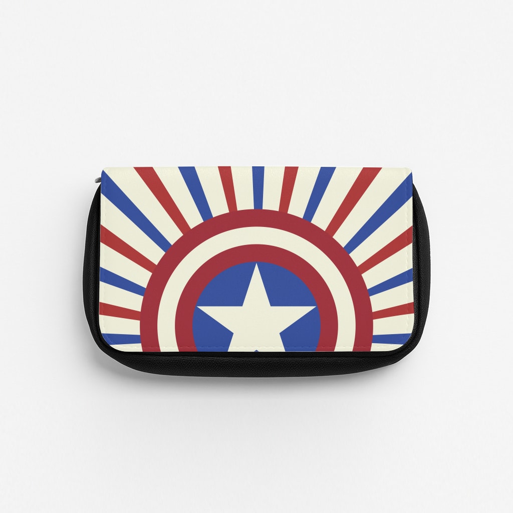 Shield And Stripes Pencil Case