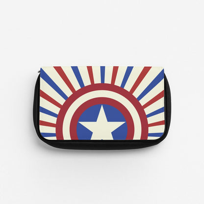 Shield And Stripes Pencil Case