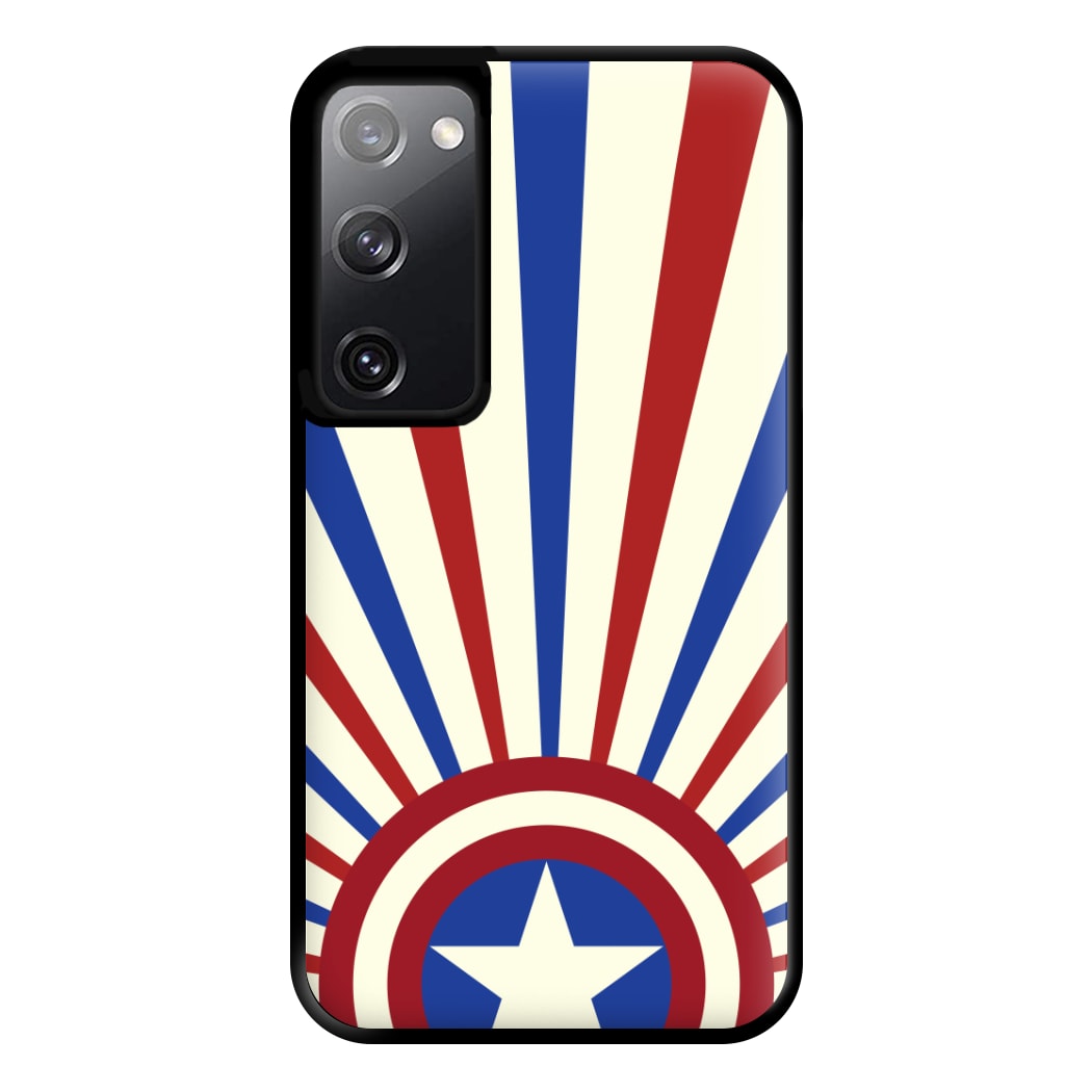 Shield And Stripes Phone Case for Galaxy S20