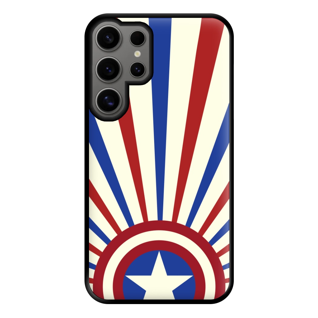 Shield And Stripes Phone Case for Galaxy S24 Ultra