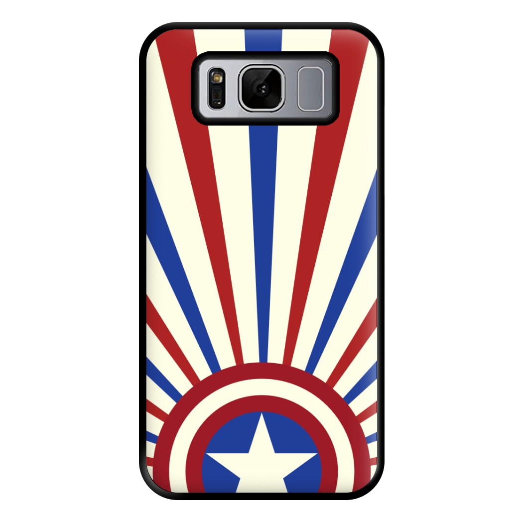 Shield And Stripes Phone Case for Galaxy S8 Plus