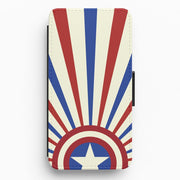 Shield And Stripes Flip / Wallet Phone Case 1