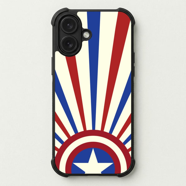 Shield And Stripes Phone Case — Bumper case