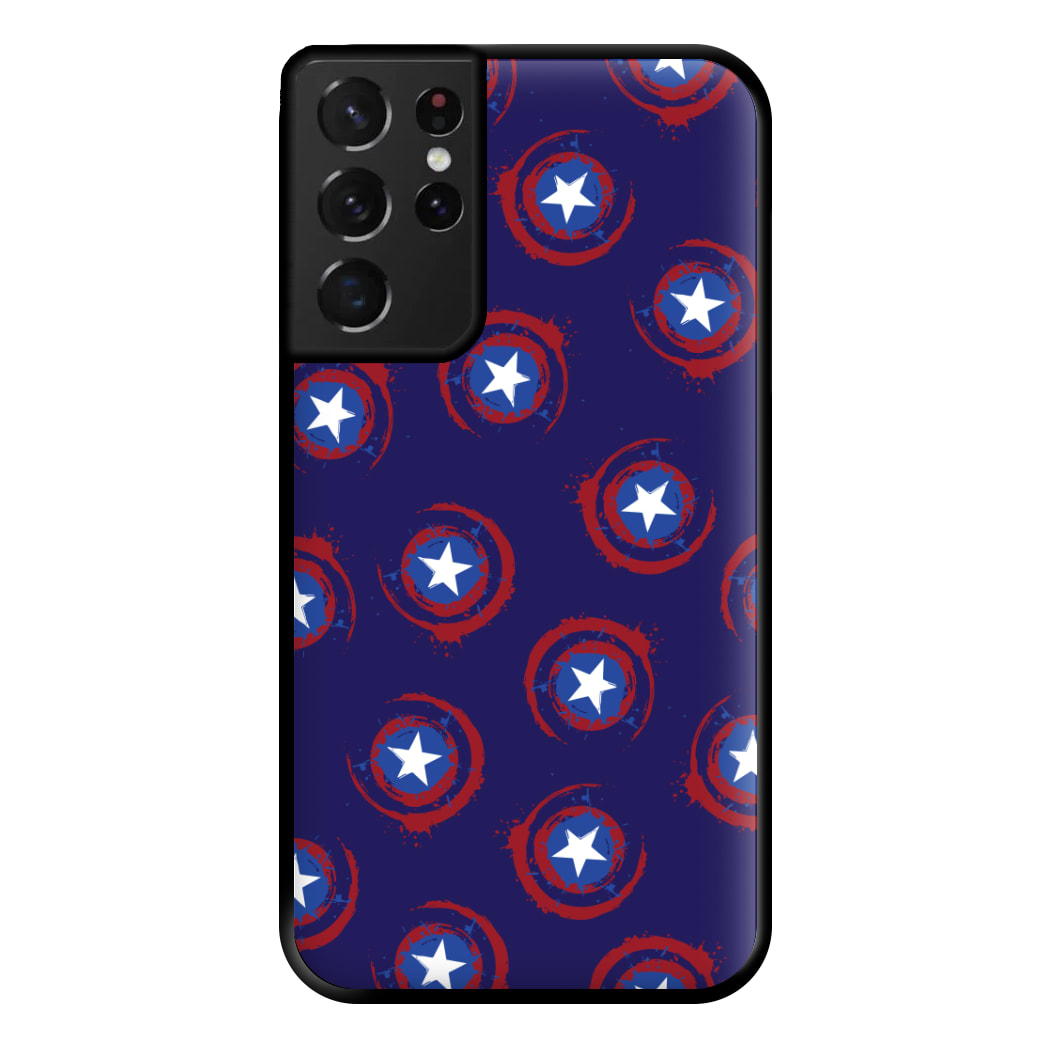 Shield Pattern 1 Phone Case for Galaxy S21 Ultra