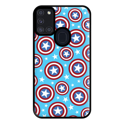 Shield Pattern 2 Phone Case for Galaxy A21s