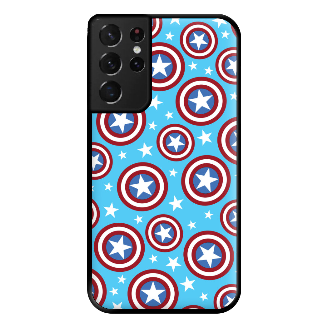 Shield Pattern 2 Phone Case for Galaxy S21 Ultra