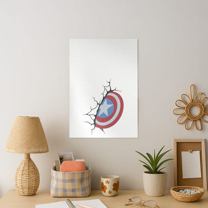 Shield Break Art Print