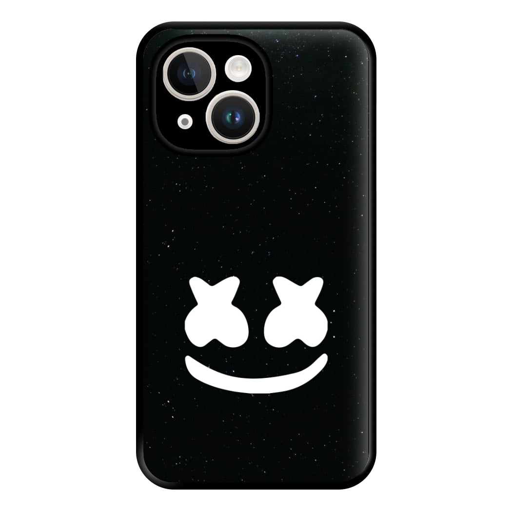 Black And White Helmet In Space  Phone Case for iPhone 14 Plus