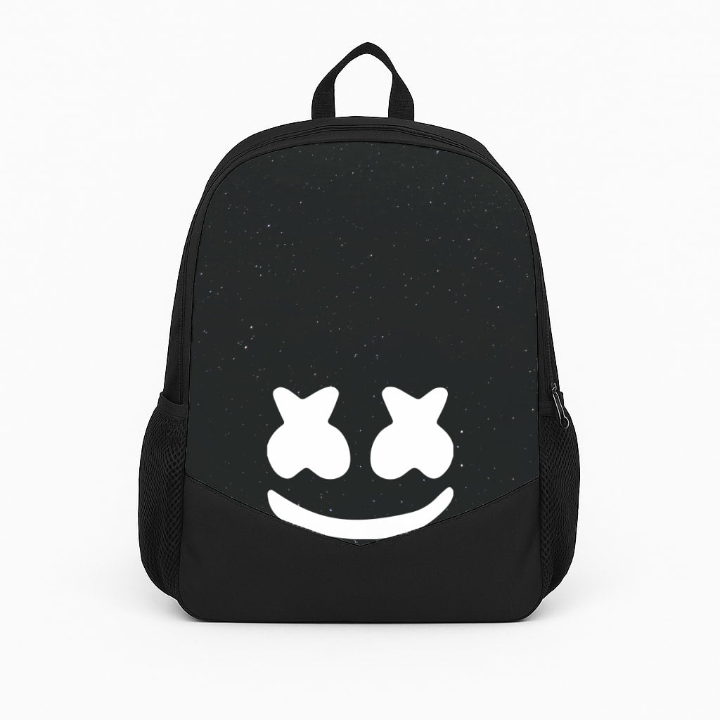 Black And White Helmet In Space  Backpack
