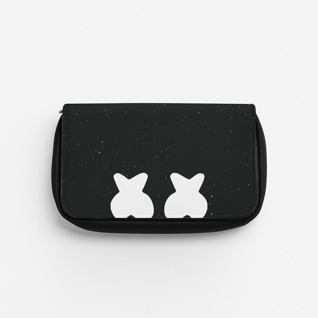 Black And White Helmet In Space  Pencil Case