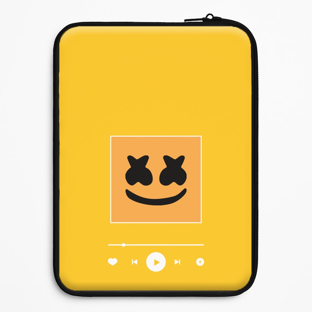 Helmet DJ Album Cover Laptop Sleeve