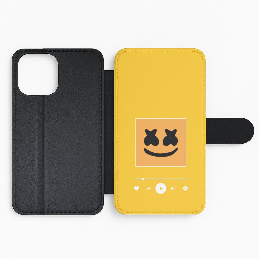 Helmet DJ Album Cover Flip Phone Case