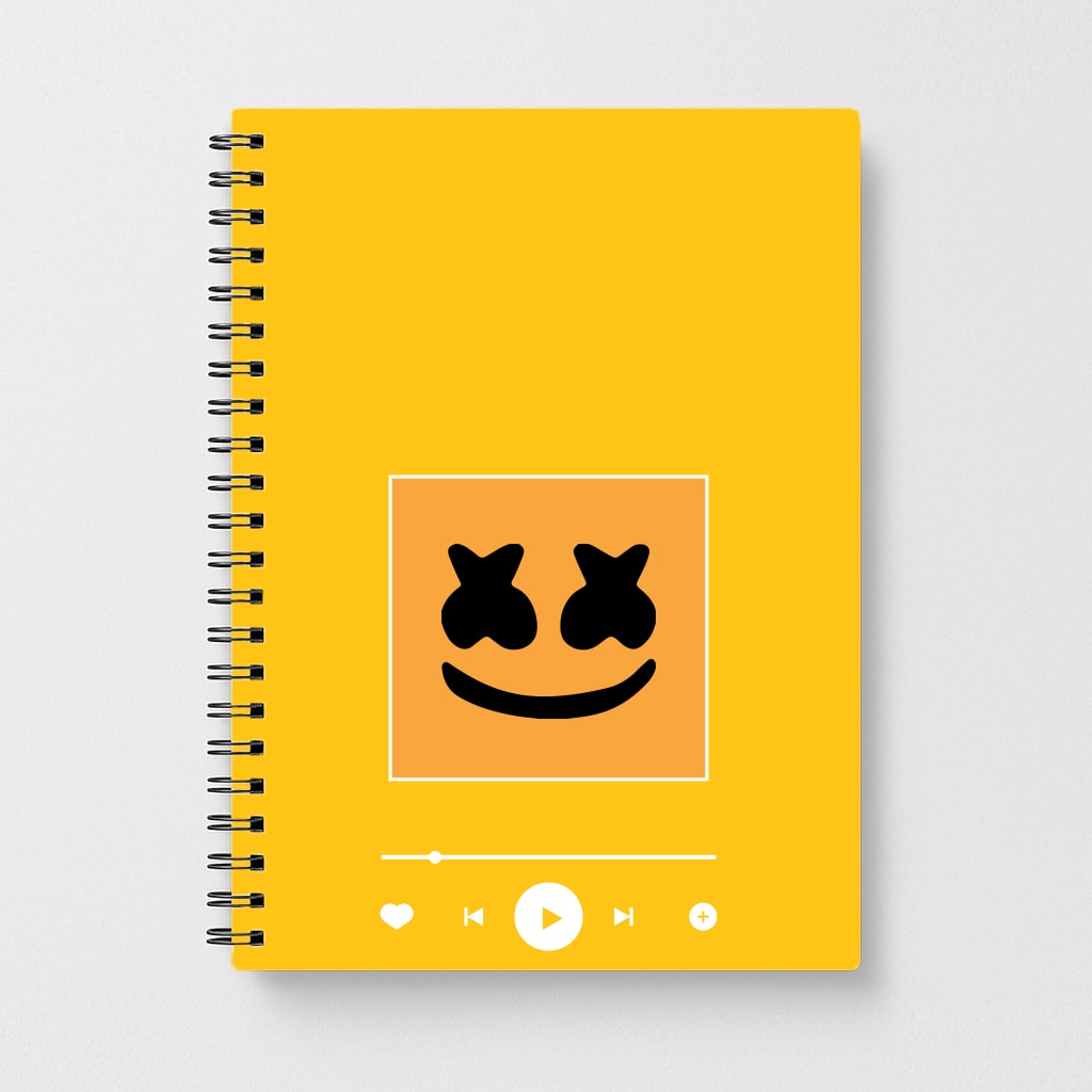 Helmet DJ Album Cover Notebook