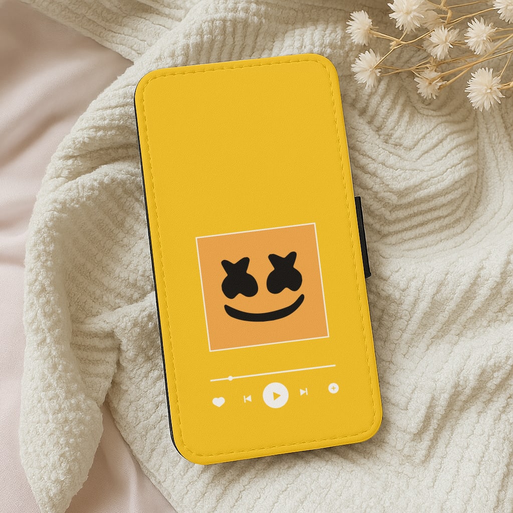 Helmet DJ Album Cover Wallet Phone Case