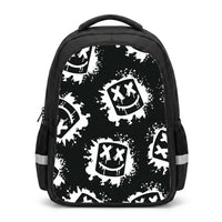 Black And White Helmet DJ Pattern Backpack