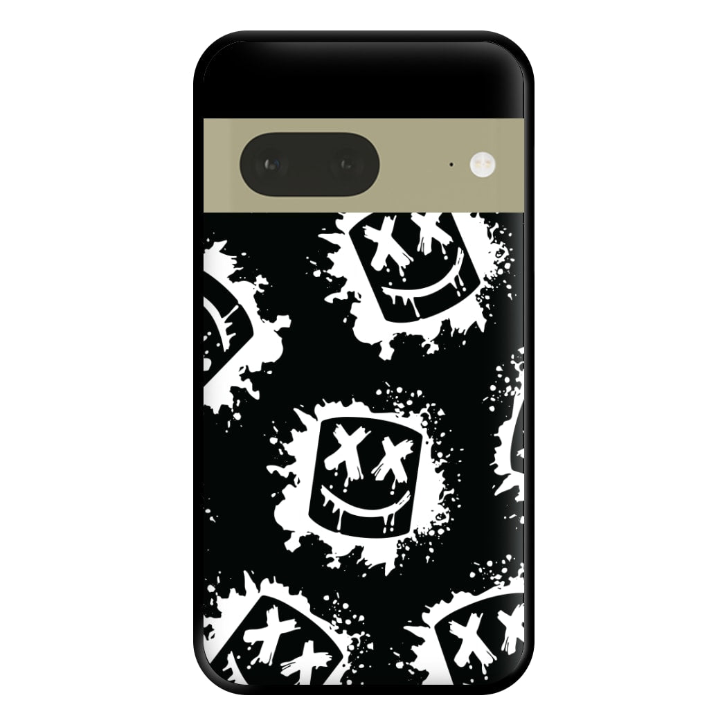 Black And White Helmet DJ Pattern Phone Case for Google Pixel 7a