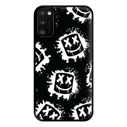 Black And White Helmet DJ Pattern Phone Case for Galaxy A41