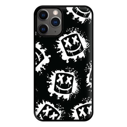 Black And White Helmet DJ Pattern Phone Case for iPhone 12 Pro Max