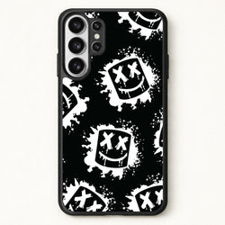 Black And White Helmet DJ Pattern Phone Case for Galaxy S26 Ultra