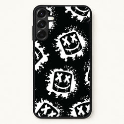 Black And White Helmet DJ Pattern Phone Case for Galaxy A17