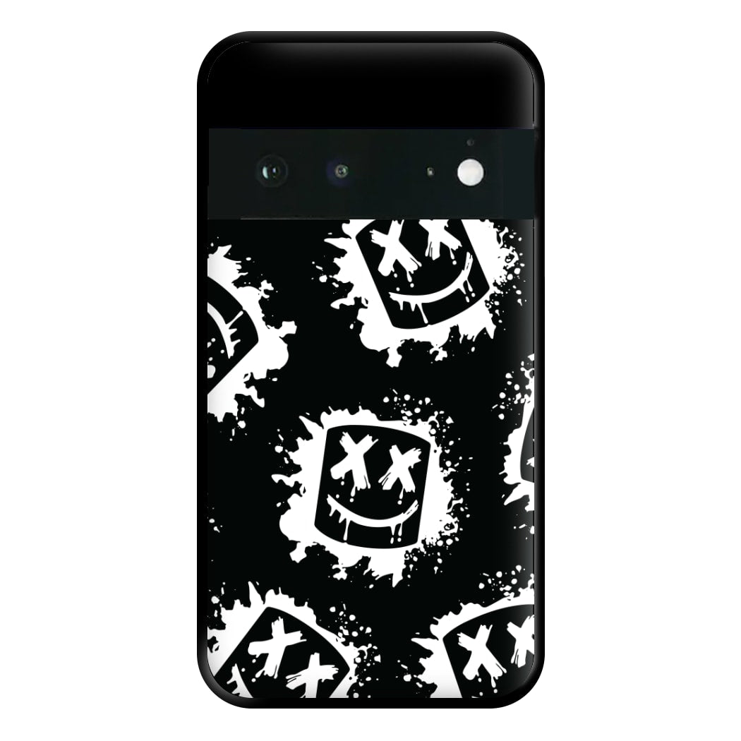 Black And White Helmet DJ Pattern Phone Case for Google Pixel 6a