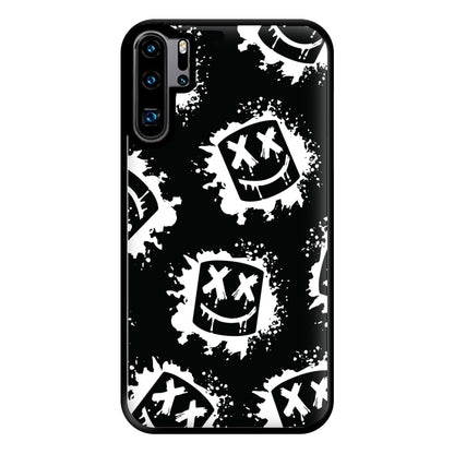 Black And White Helmet DJ Pattern Phone Case for Huawei P30 Pro
