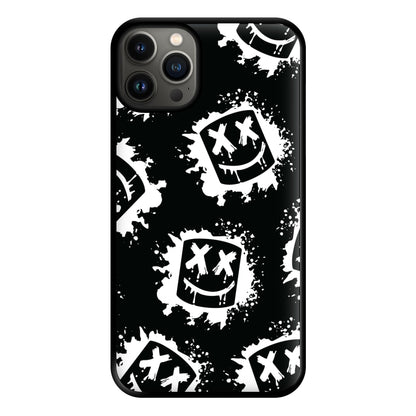 Black And White Helmet DJ Pattern Phone Case for iPhone 13