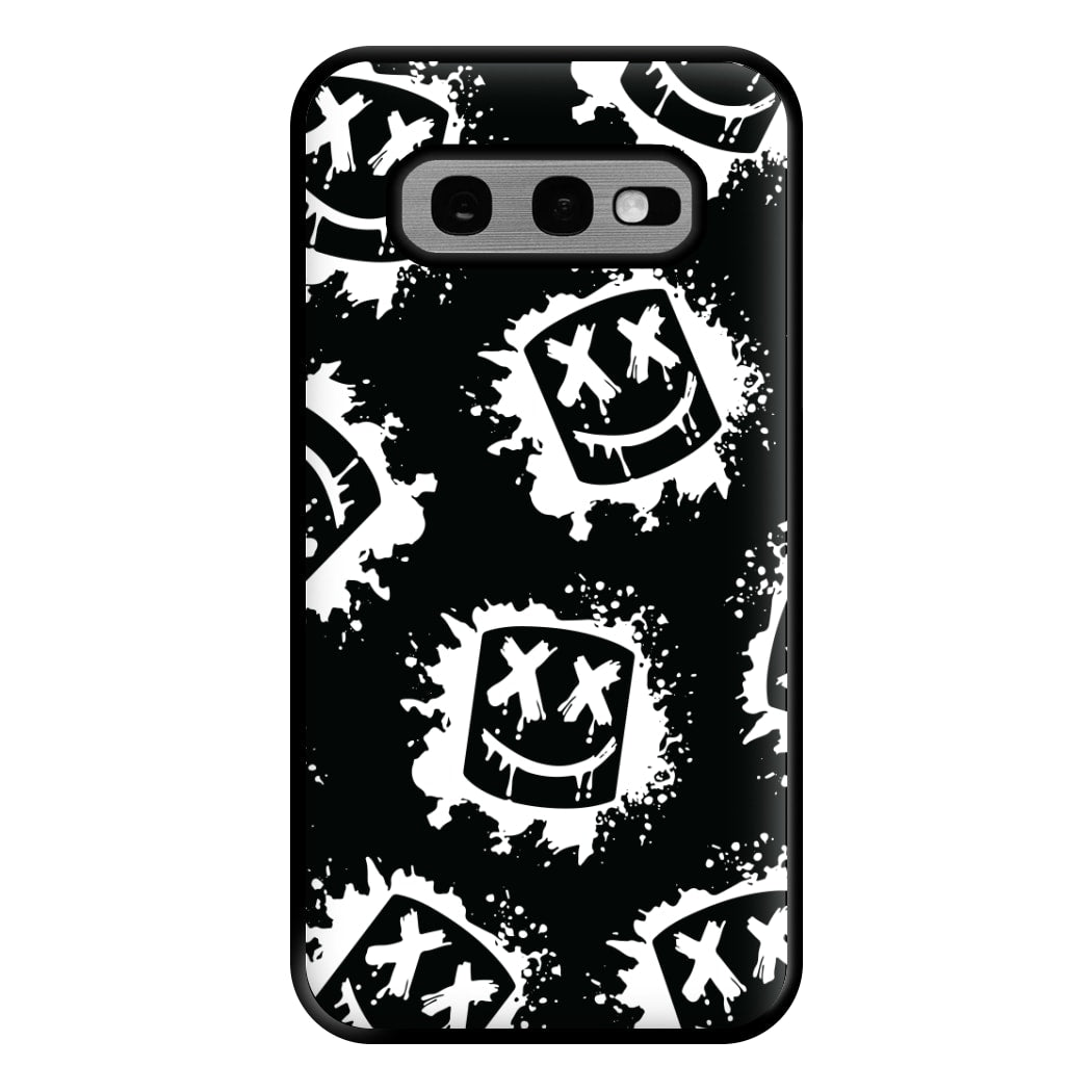 Black And White Helmet DJ Pattern Phone Case for Galaxy S10e
