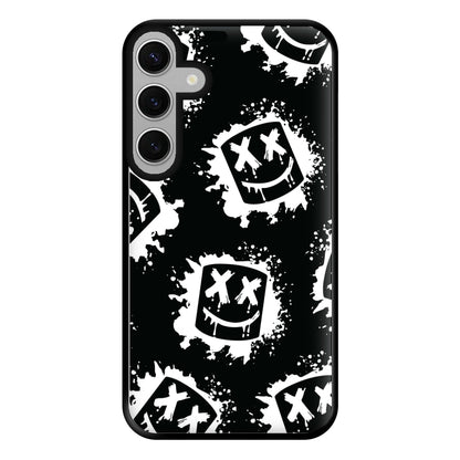 Black And White Helmet DJ Pattern Phone Case for Galaxy S24FE