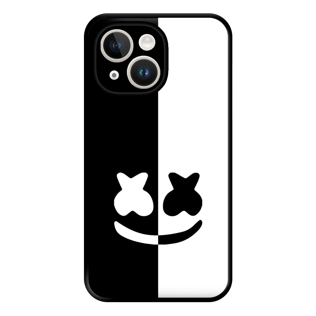 Dual Sides Helmet DJ Phone Case for iPhone 14 Plus