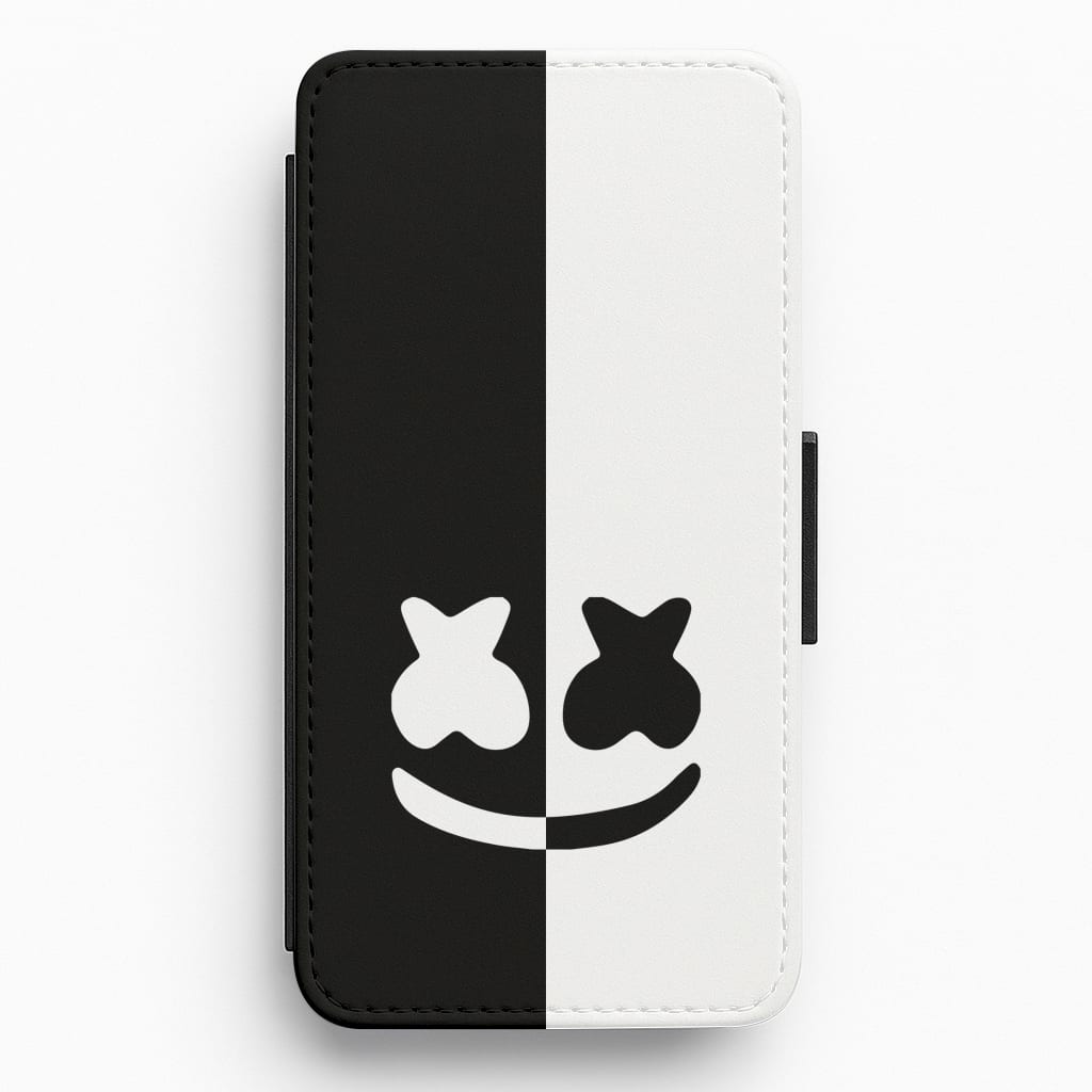 Dual Sides Helmet DJ  Flip / Wallet Phone Case