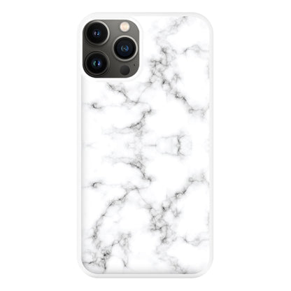 White Marbled  Phone Case for iPhone 11 Pro Max