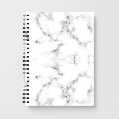 White Marbled  Notebook