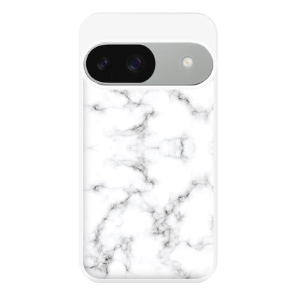 White Marbled  Phone Case for Google Pixel 9 / 9 Pro
