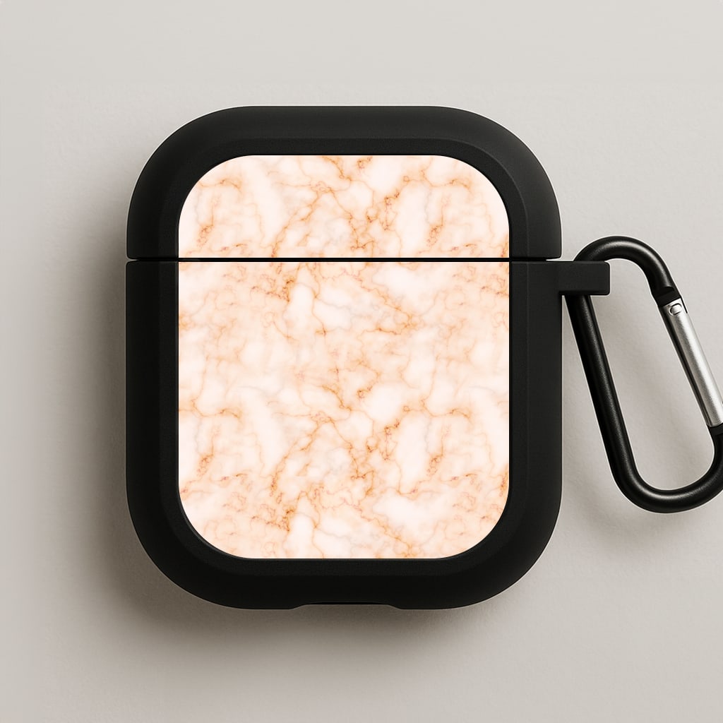 Rose Gold Marble AirPods Case
