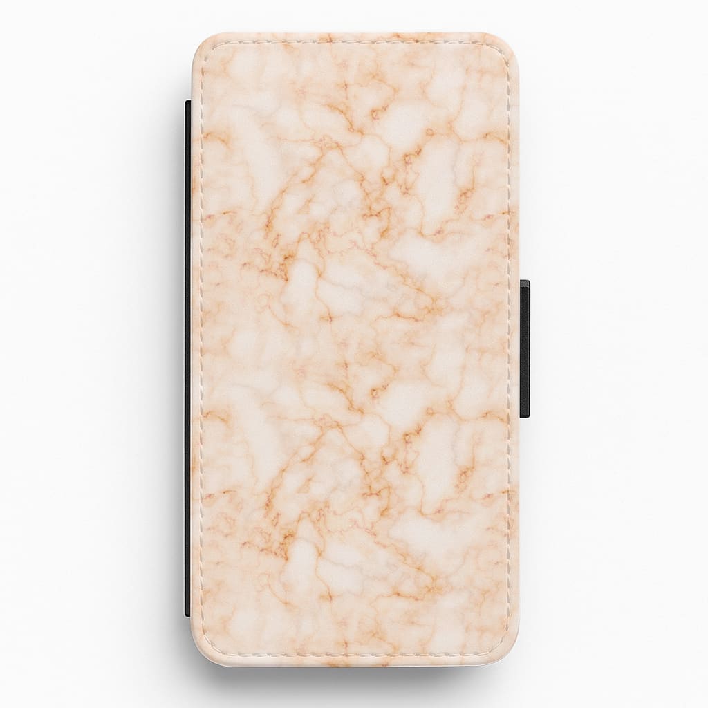 Rose Gold Marble Flip / Wallet Phone Case