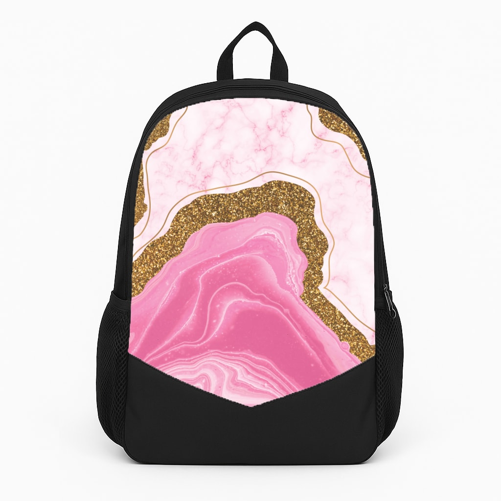 Marble Rock Veins And Glitter Backpack