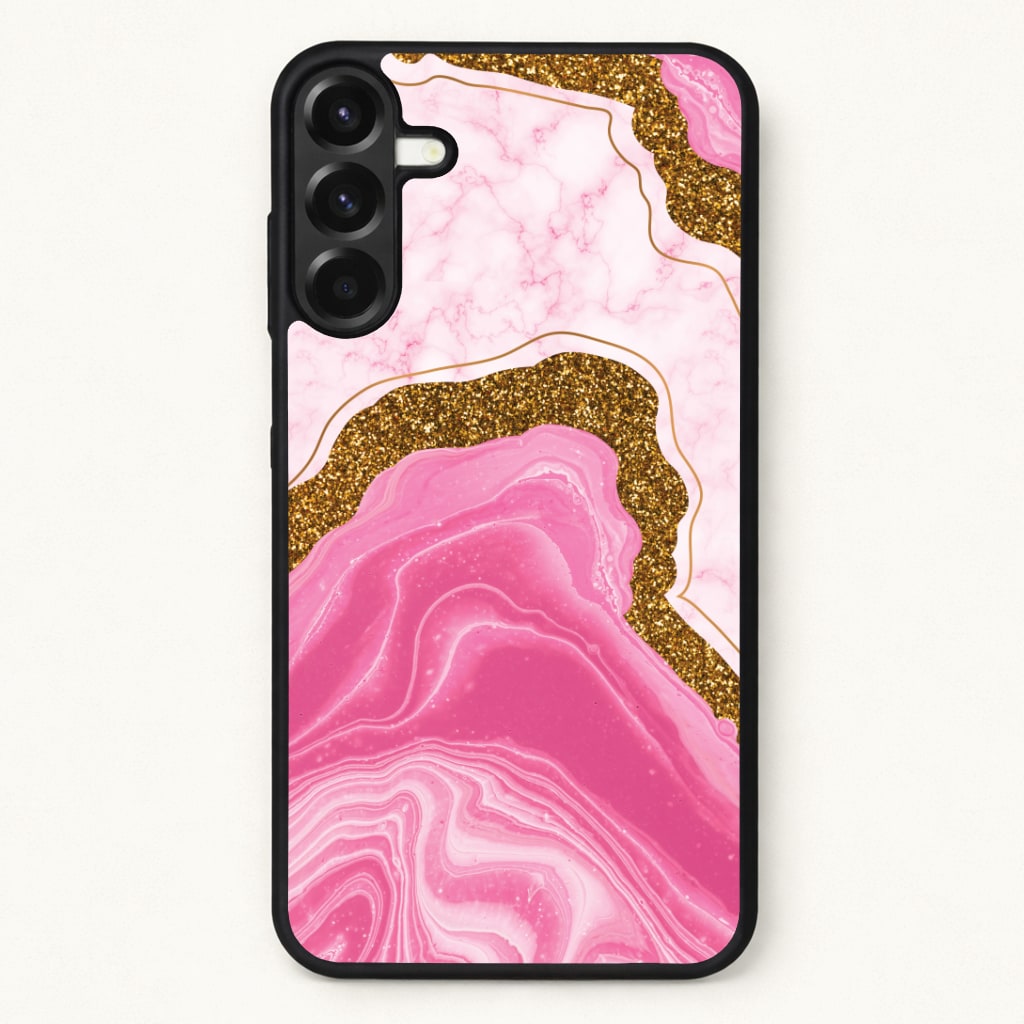 Marble Rock Veins And Glitter Phone Case for Galaxy A17