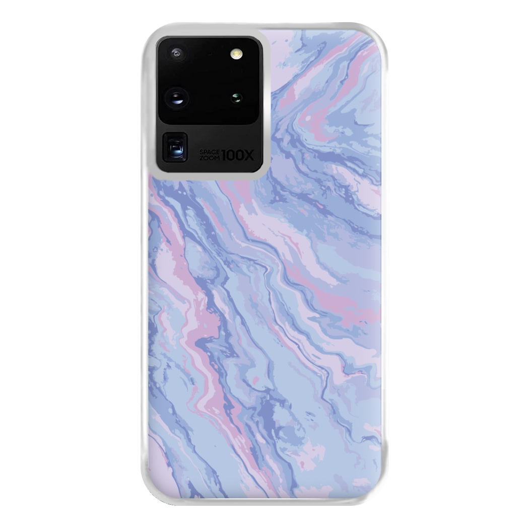 Purple Cloudy Marble Phone Case for Galaxy S20 Ultra