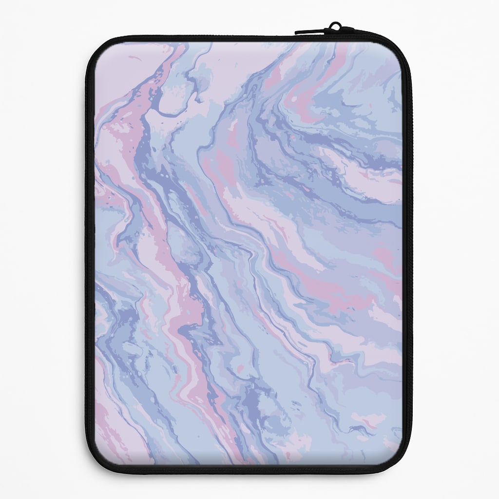Purple Cloudy Marble Laptop Sleeve