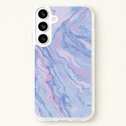Purple Cloudy Marble Phone Case for Galaxy S26